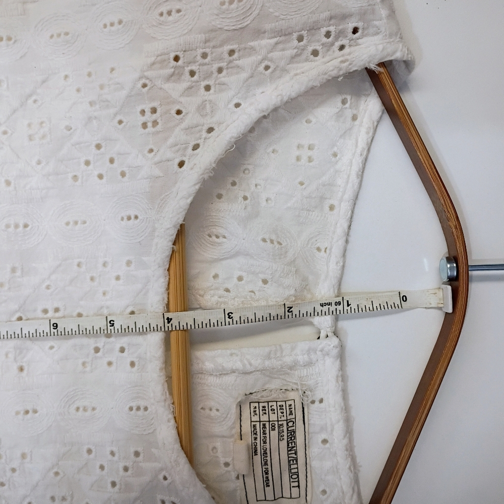 Current Elliot White Cotton Lace Dress - Picture 12 of 13